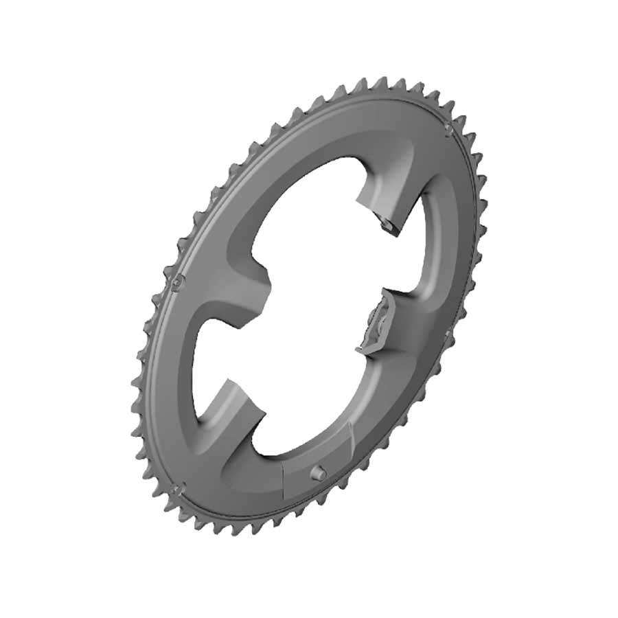 Shimano, Sora FC-R3000, Chainring, Teeth: 50, Speed: 9, BCD: 110, Bolts: 4, Outer, Black - Image 2