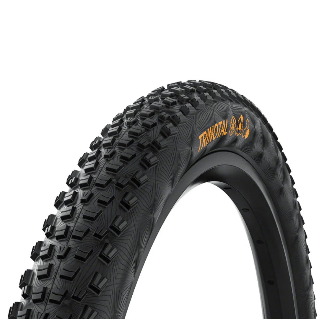 Continental Trinotal Folding, Black, Grip, Trail Casing, E25, Tire Tubeless