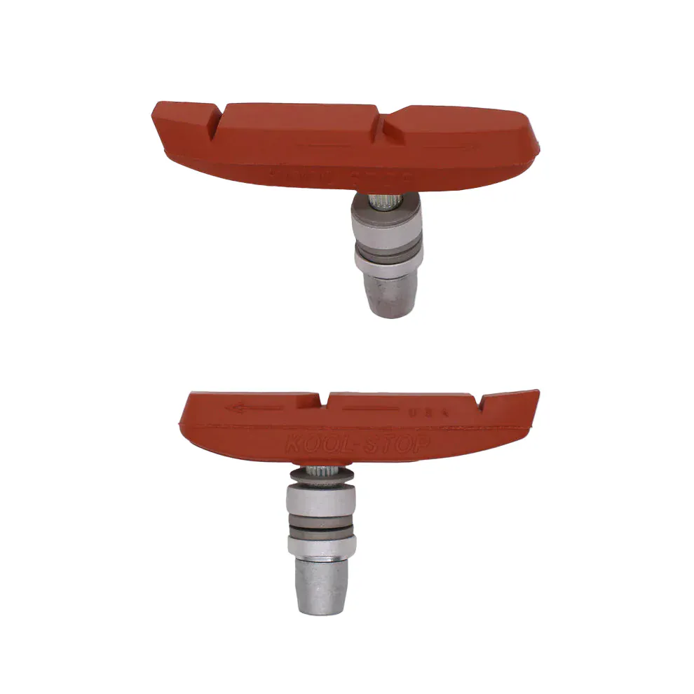 Kool-Stop Supra2 Threaded V-Type Brake Pads Salmon