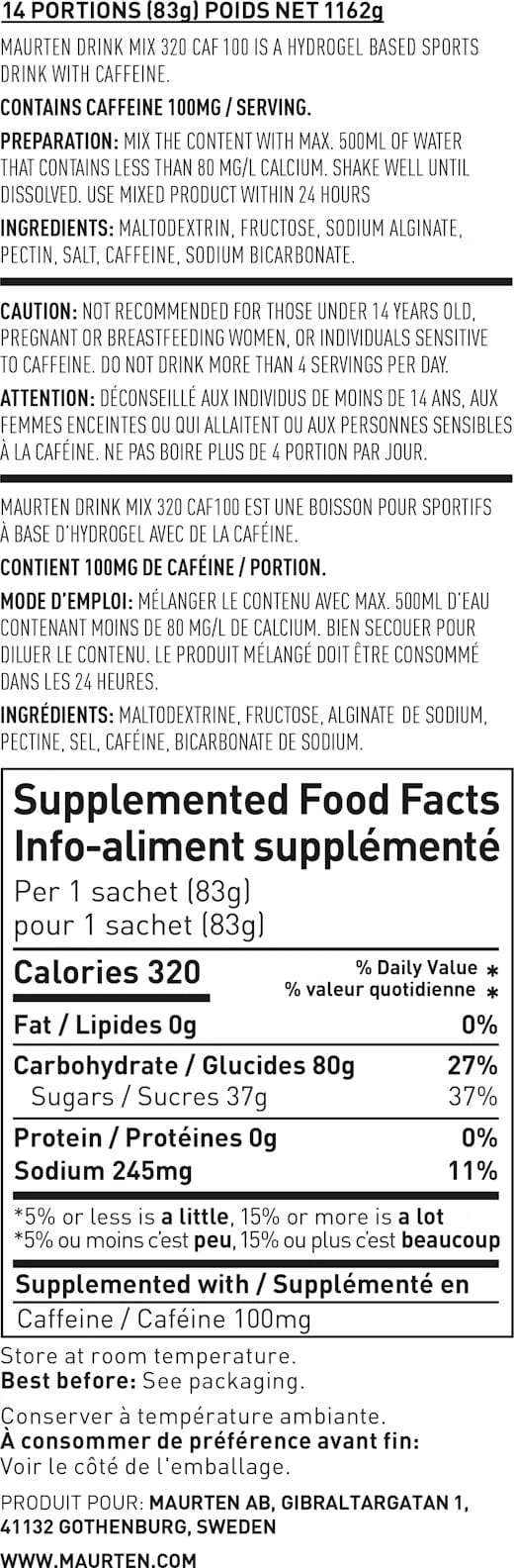 Maurten Drink Mix 320 Caf 100 Single Serving - Image 3