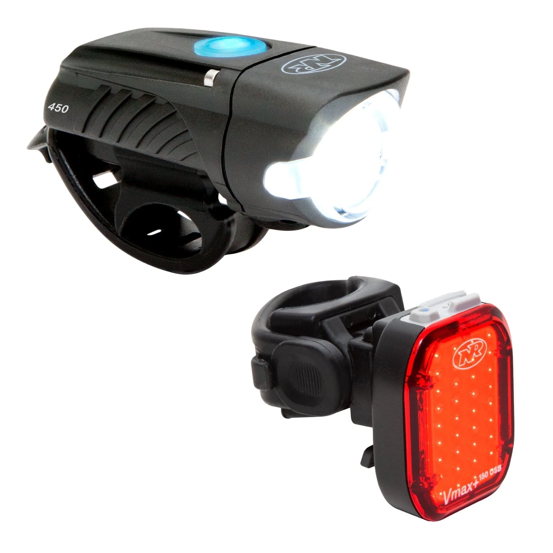 NiteRider Swift 450 Front and VMax+ 180 Rear Light