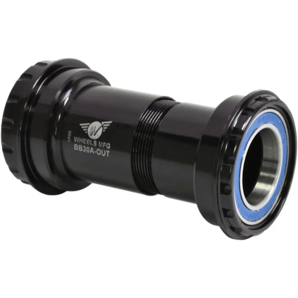 Wheels Manufacturing BB30A (Cannondale) to Outboard Bottom Bracket for 24mm (Shimano) Cranks, Black