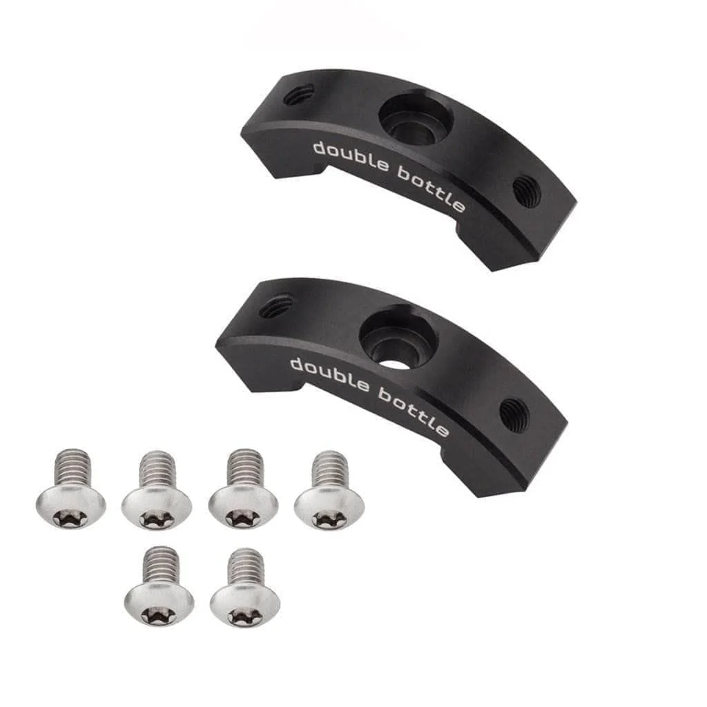 Wolf Tooth Components B-RAD Double Bottle Adapter Black